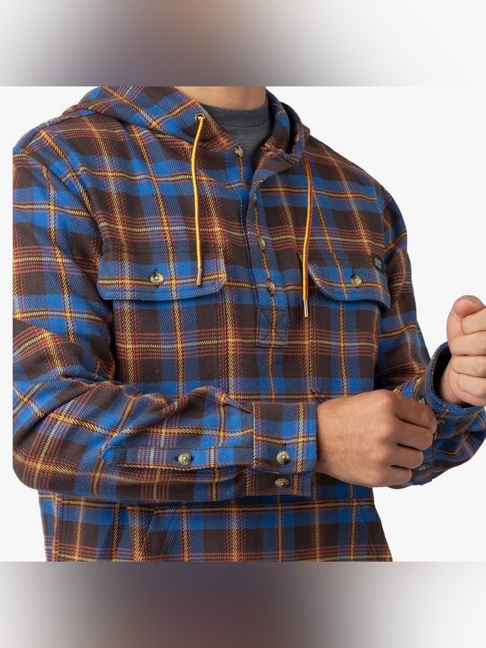 Field & Stream Raghorm hooded flannel mens 3XL Uncle Robert’s Plaid-NWT